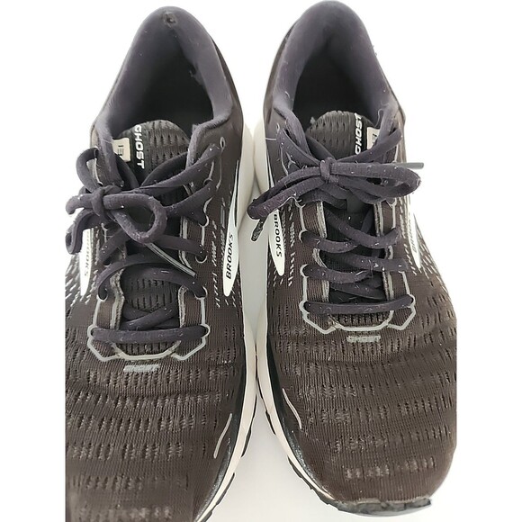 Brooks Ghost 13 Black White Womens Size 10 Running Shoes Lots Of Wear SEE - Picture 9 of 13